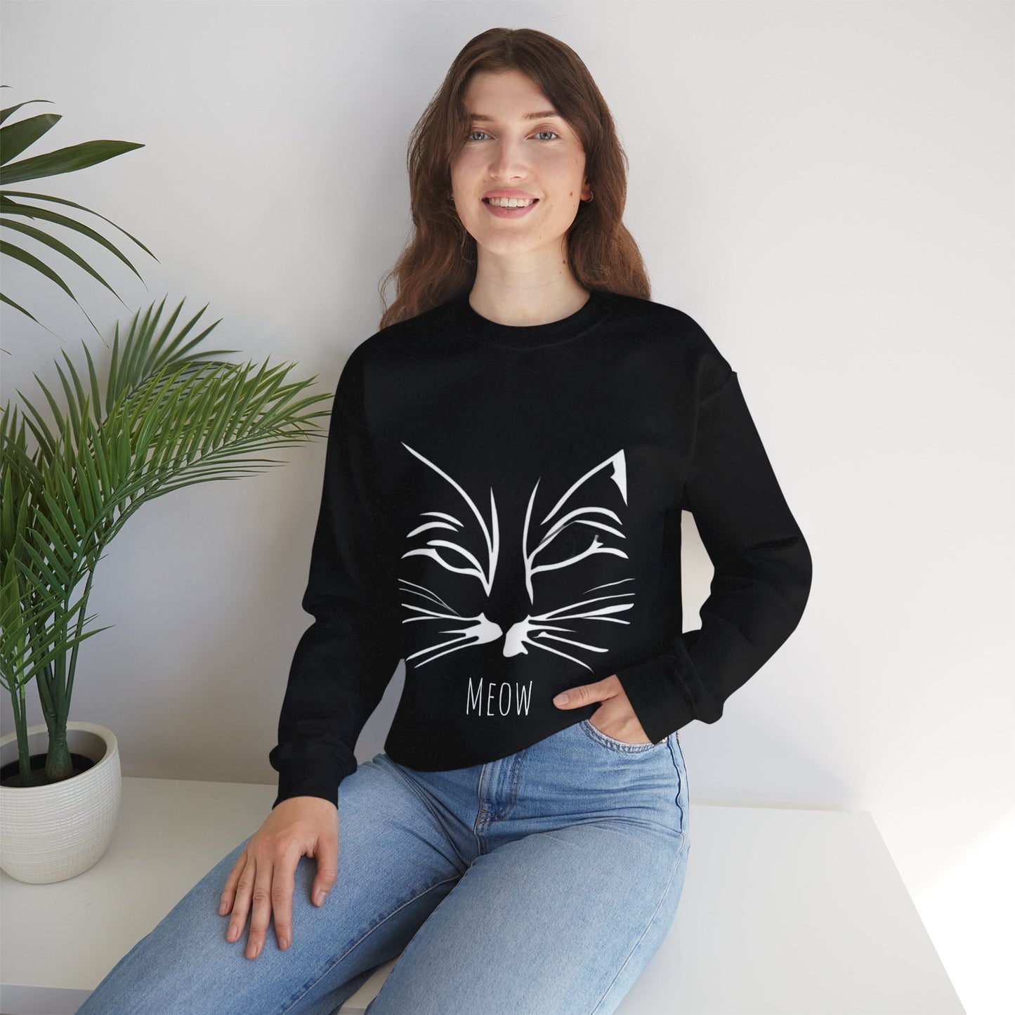 Meow 2 Unisex Heavy Blend™ Crewneck Sweatshirt