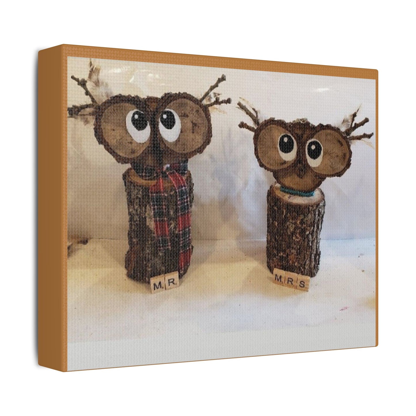 Whoo-T and Lil Whoot Canvas Gallery Wrap