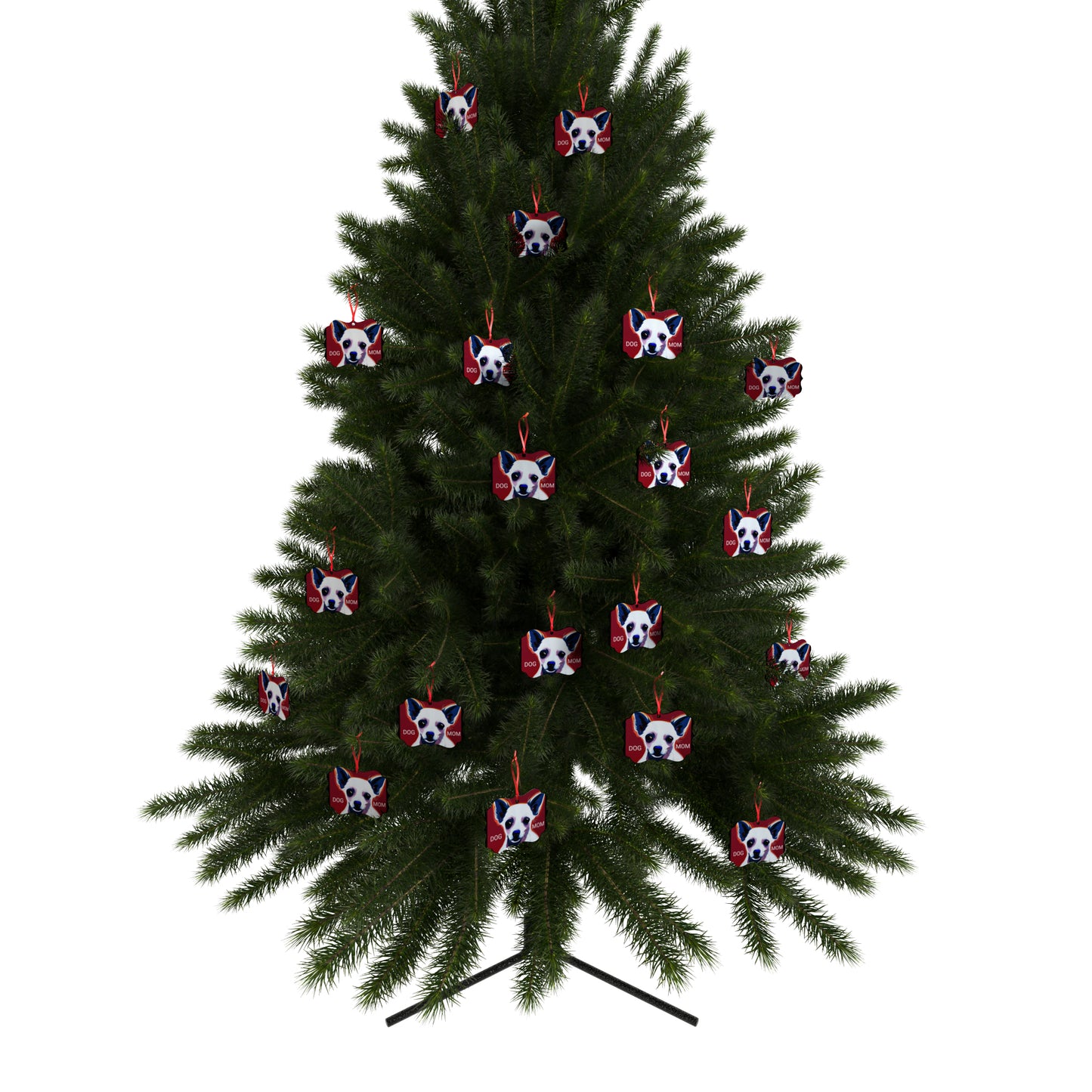 Dog Mom Aluminum Ornaments (1pc, 5pcs, 10pcs, 20pcs)