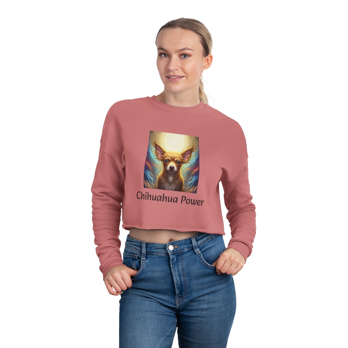 Cropped Sweatshirt - Chihuahua Power