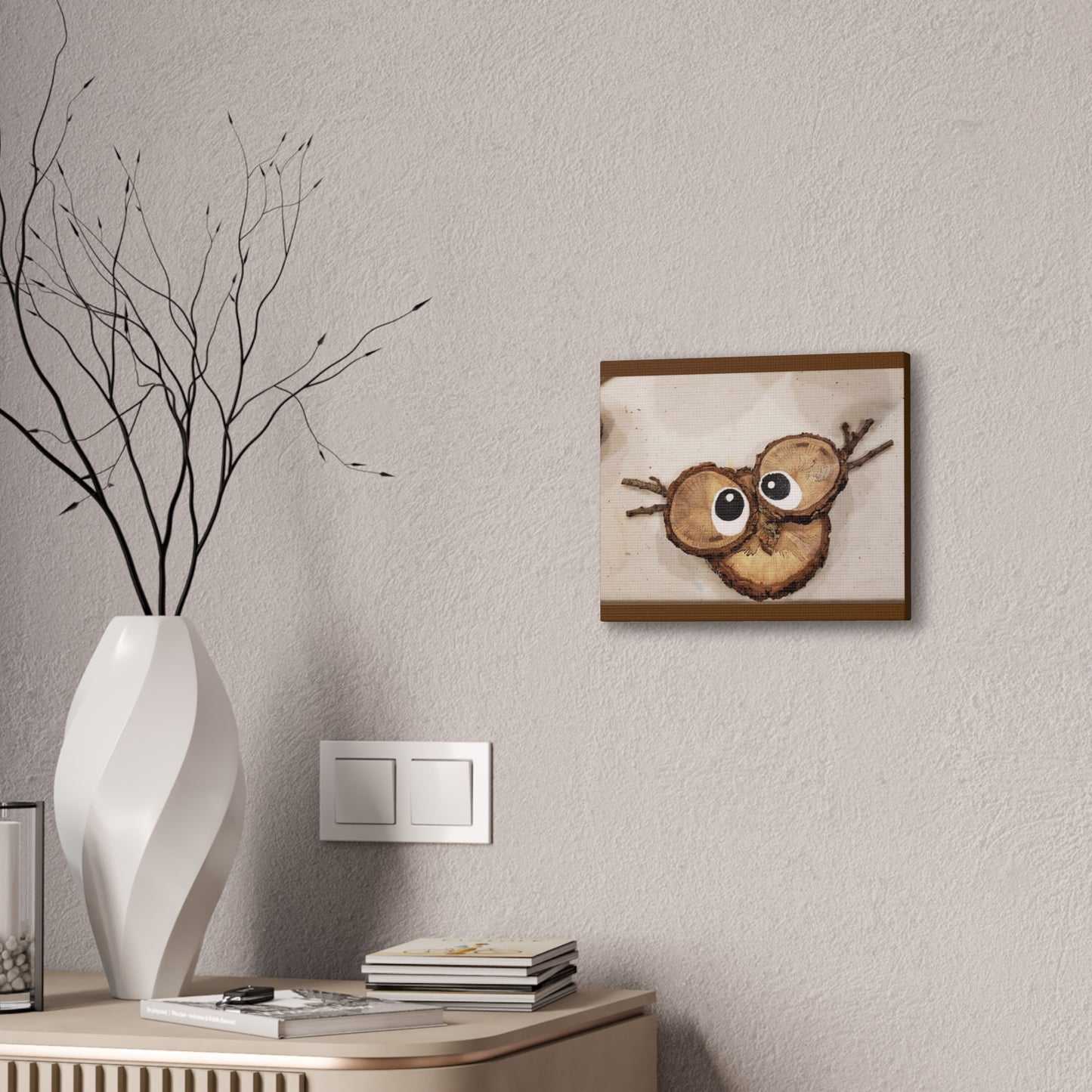 Original Art by Sheri Booth 'Lil Whoot' - Canvas Print