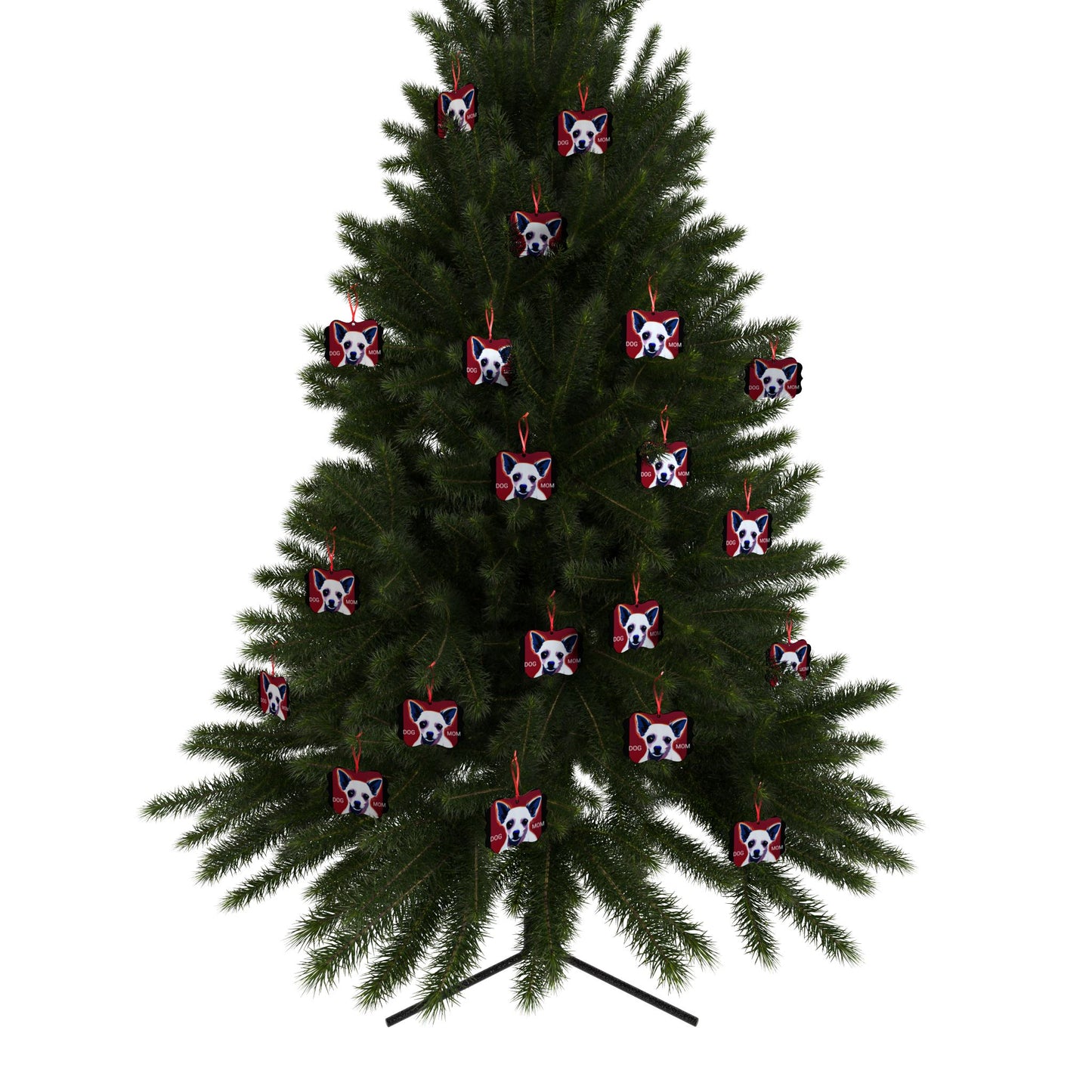 Dog Mom Aluminum Ornaments (1pc, 5pcs, 10pcs, 20pcs)