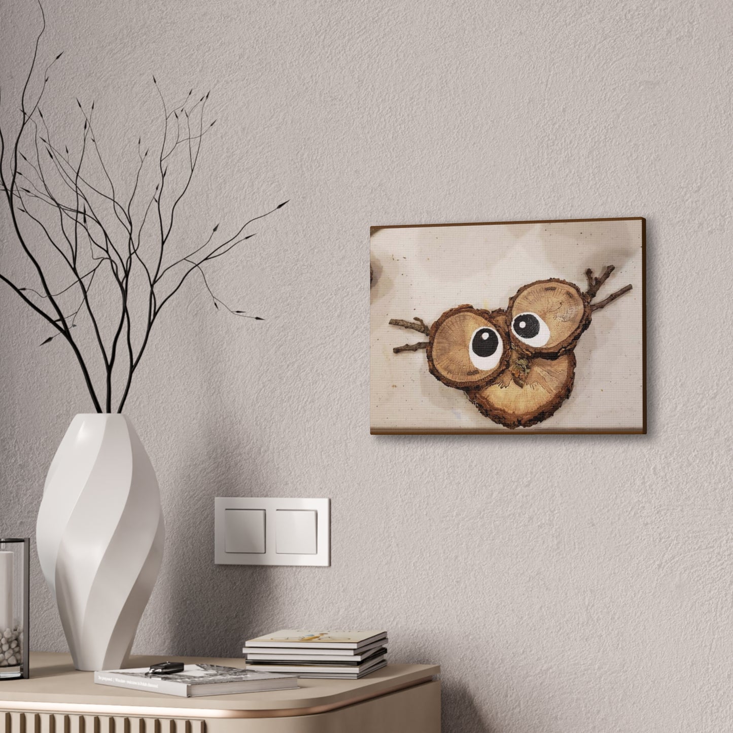 Original Art by Sheri Booth 'Lil Whoot' - Canvas Print