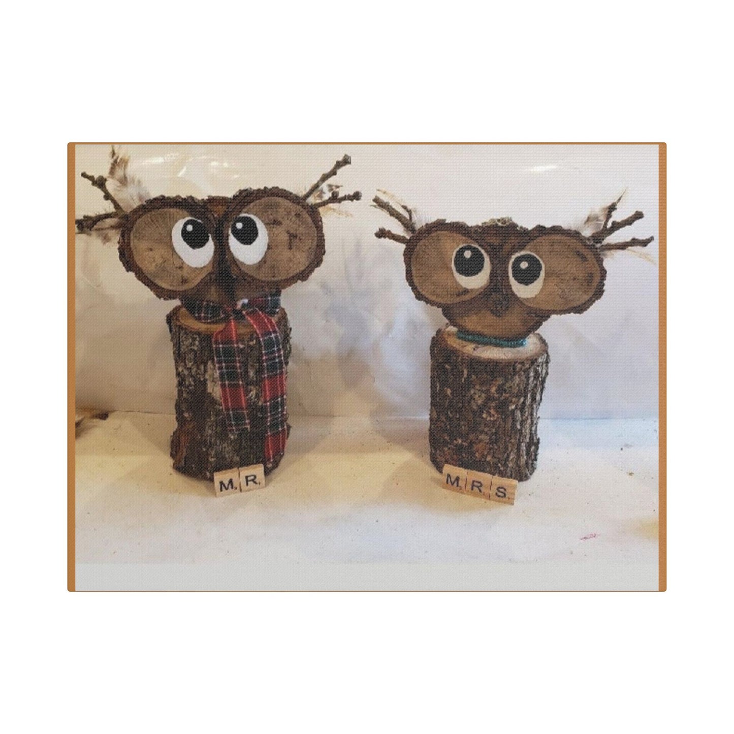 Whoo-T and Lil Whoot Canvas Gallery Wrap