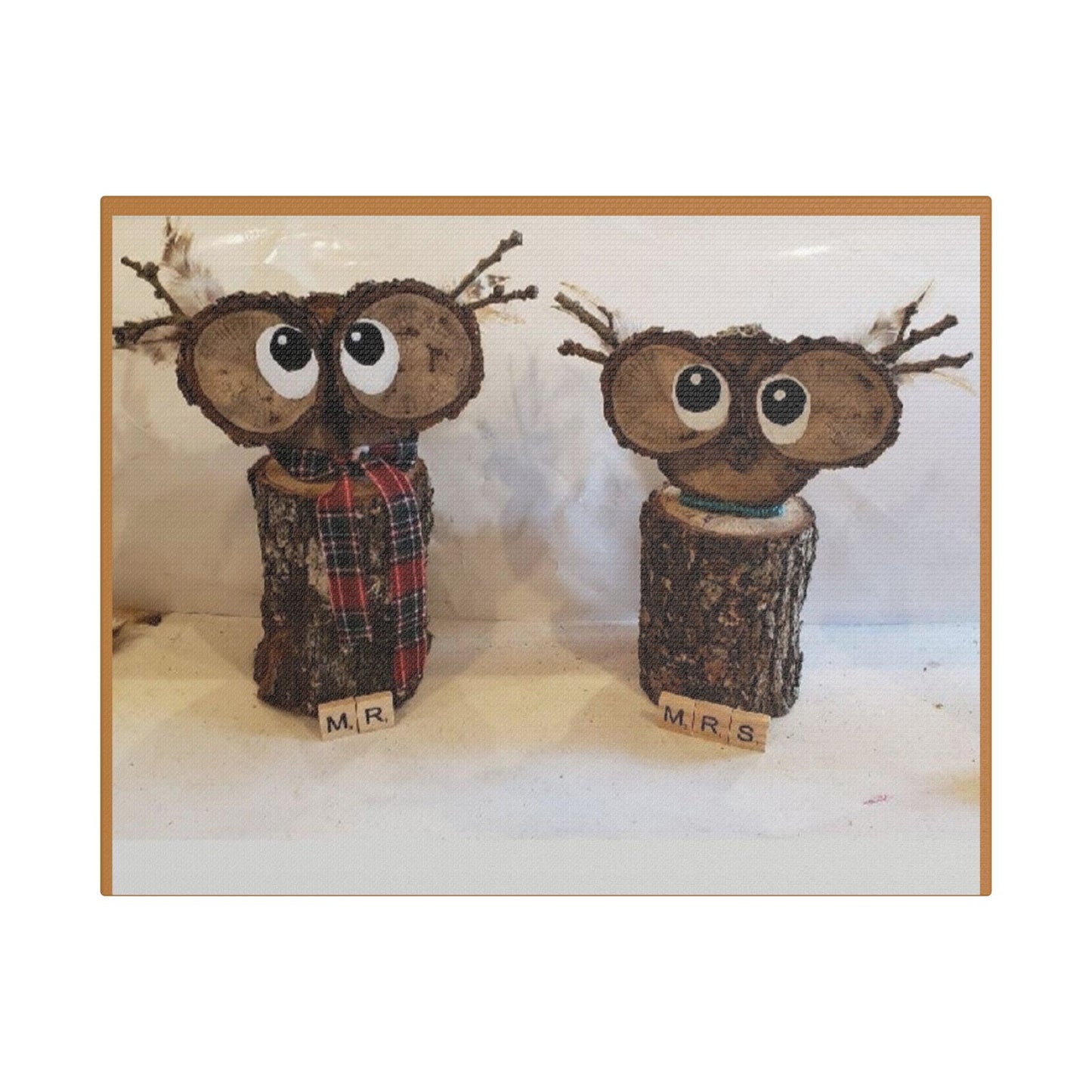 Whoo-T and Lil Whoot Canvas Gallery Wrap