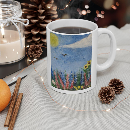 Garden Vibes Ceramic Mug 11oz