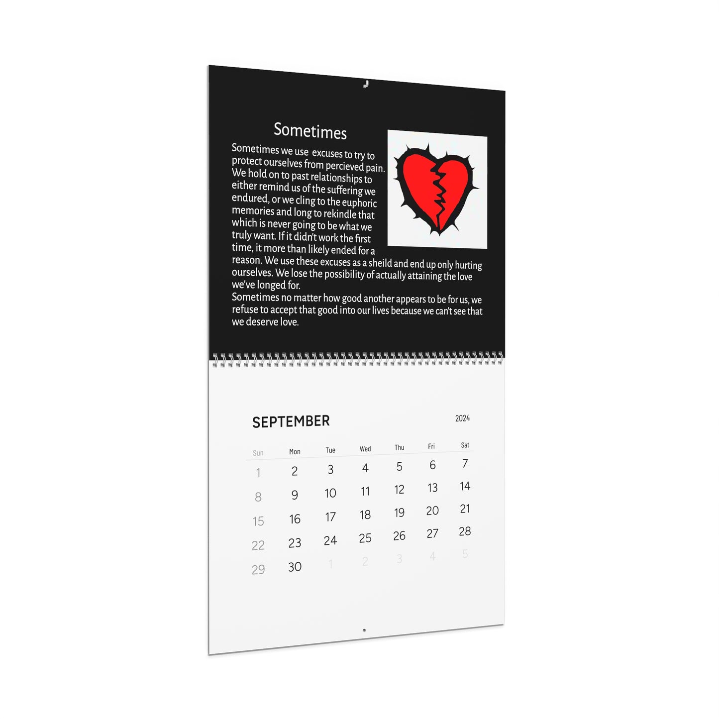 "Stirrings" Inspirational Wall Calendar (2024)