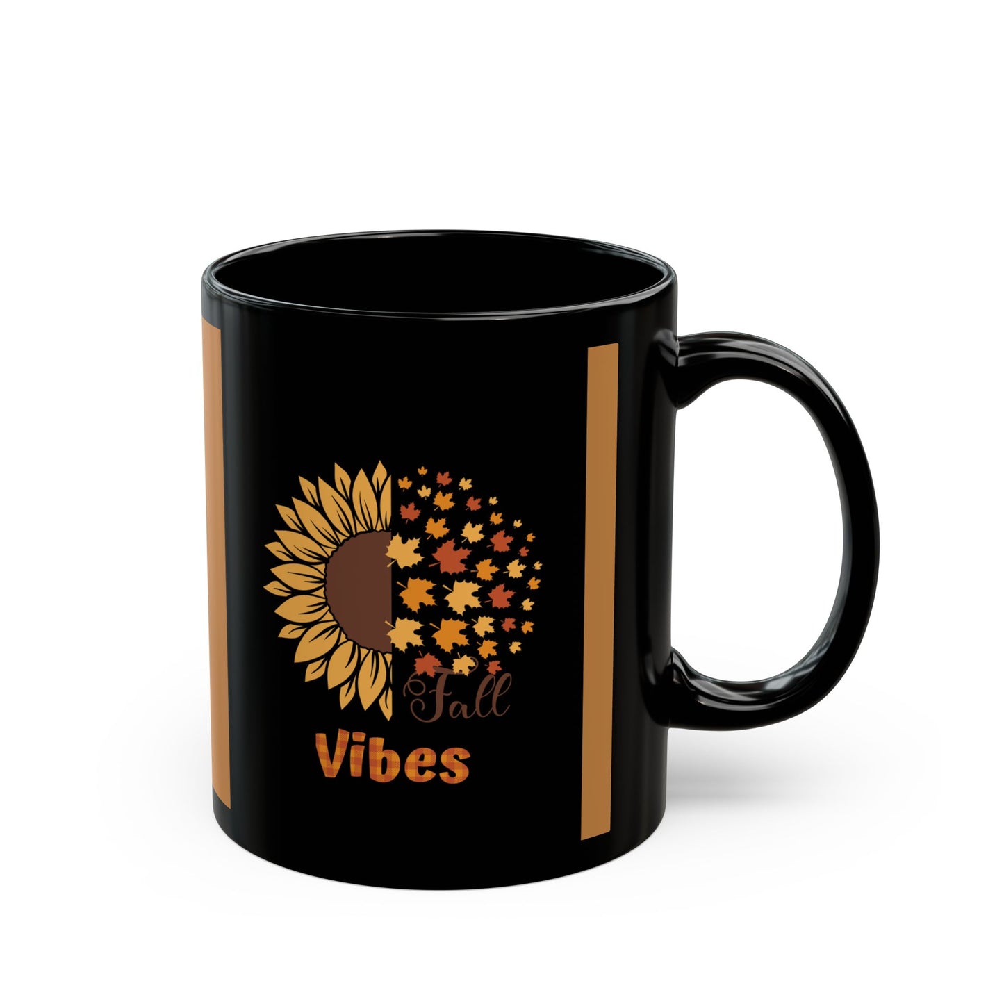 Fall Vibes Black Mug (11oz, 15oz)