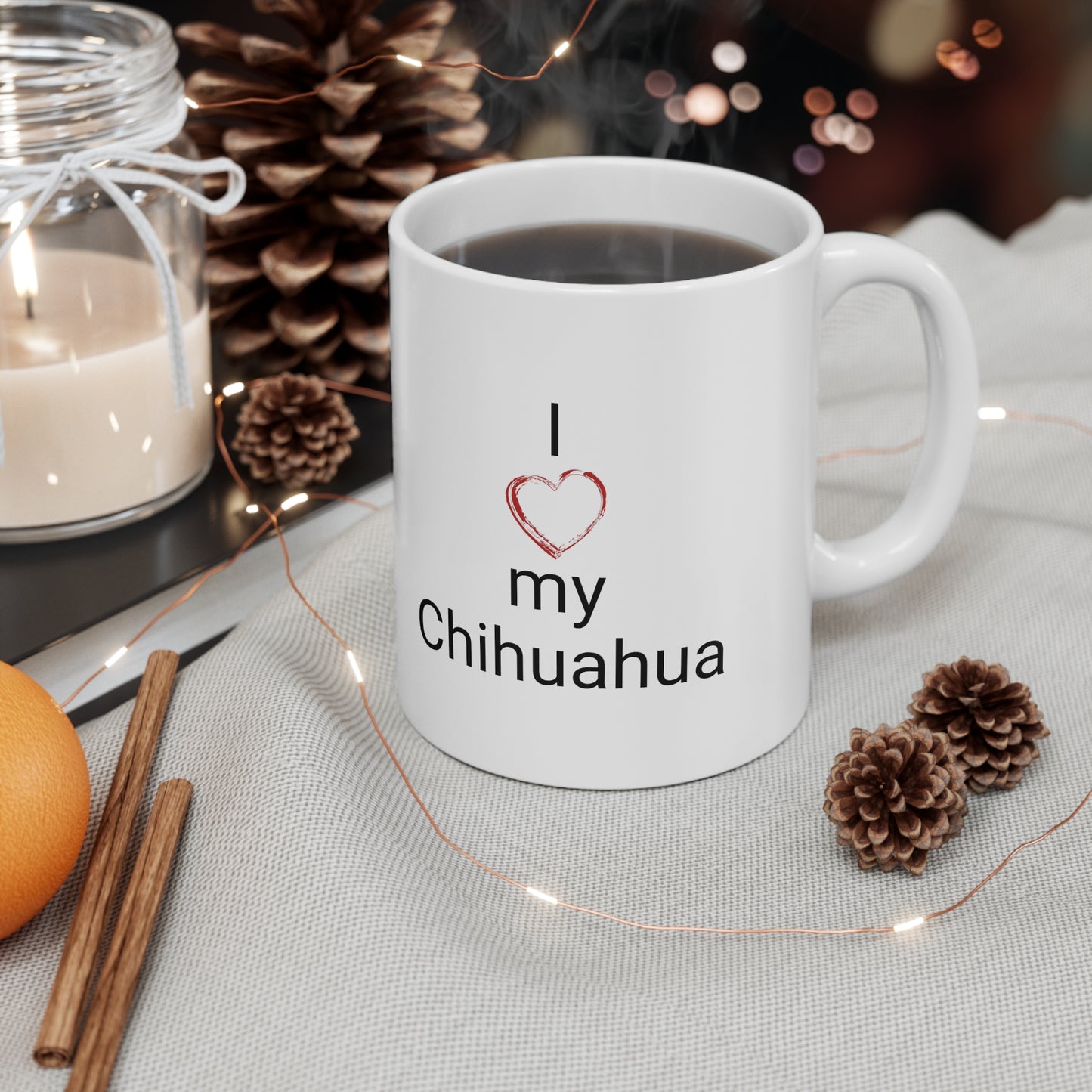 Chihuahua Love Ceramic Mug 11oz
