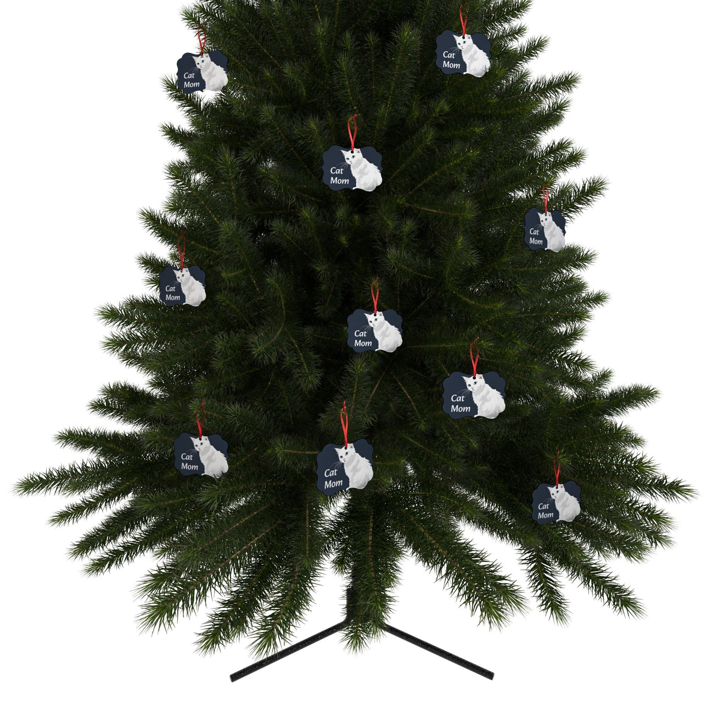 Cat Mom Aluminum Ornaments (1pc, 5pcs, 10pcs, 20pcs)