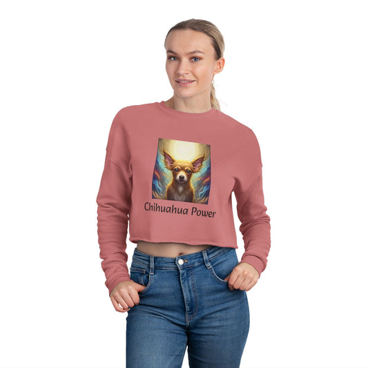Cropped Sweatshirt - Chihuahua Power