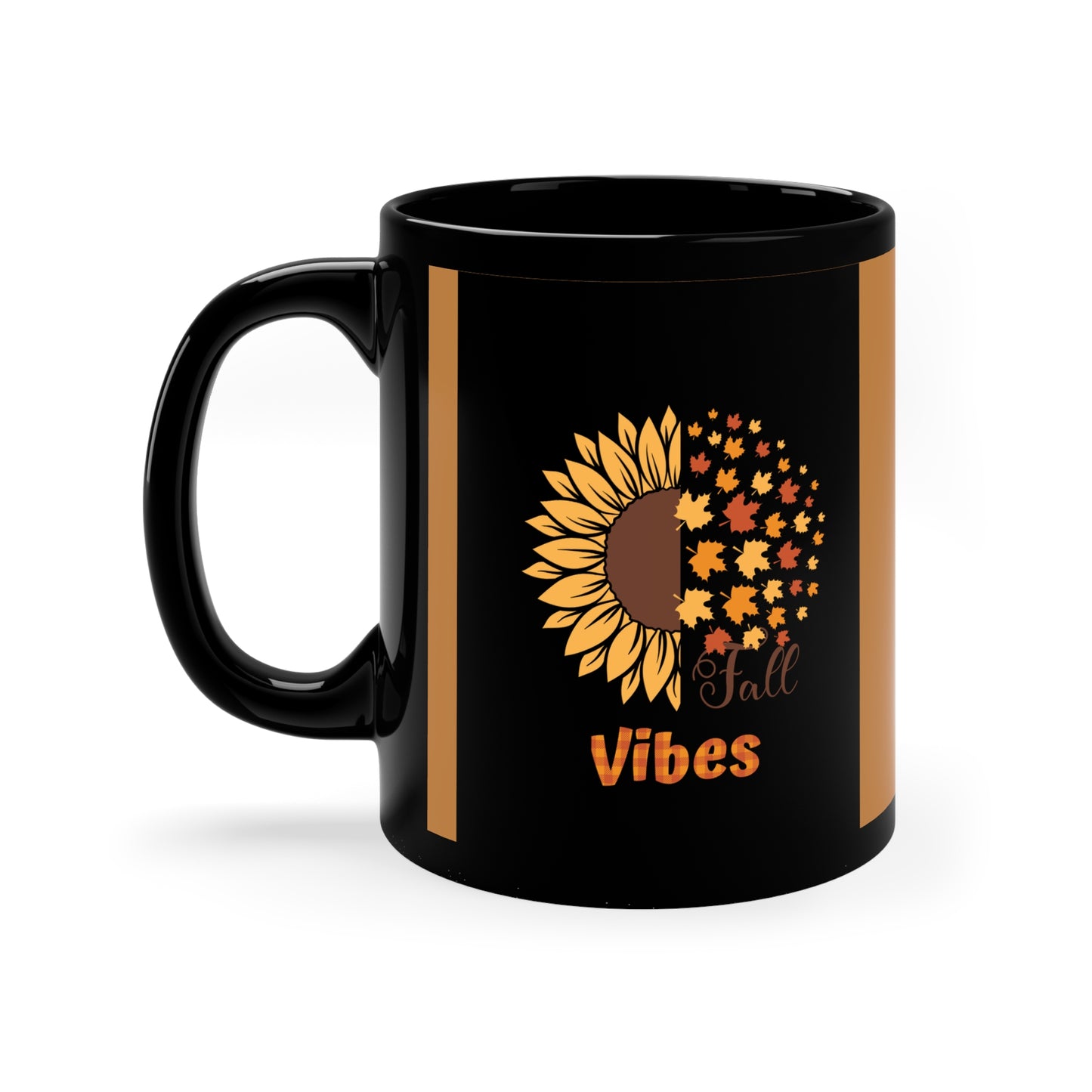 Fall Vibes 11oz Black Mug