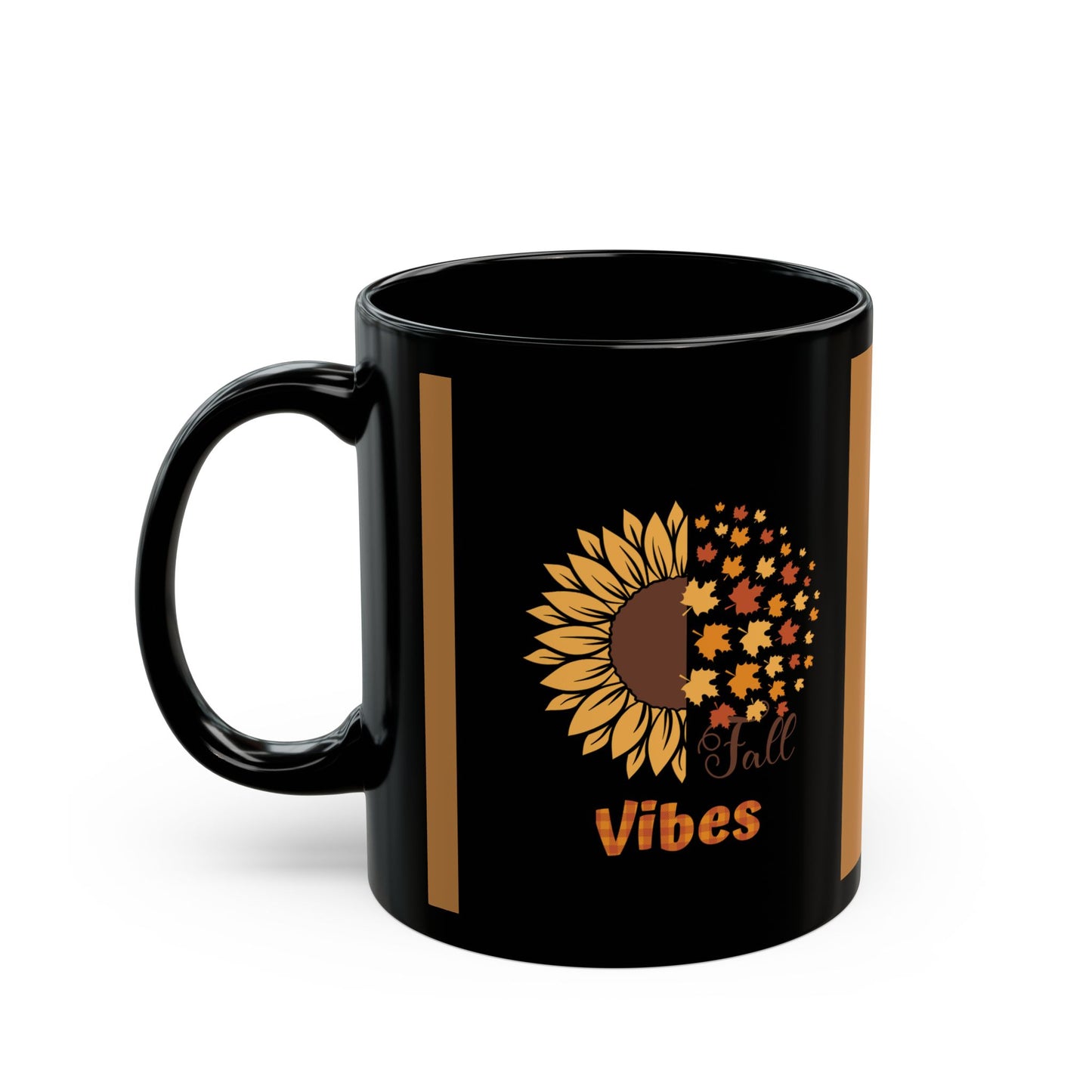 Fall Vibes Black Mug (11oz, 15oz)