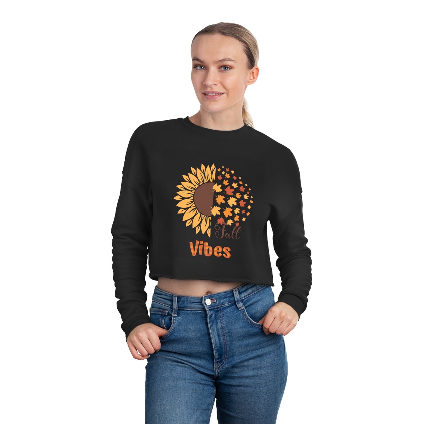 Fall Vibes Women's Cropped Sweatshirt