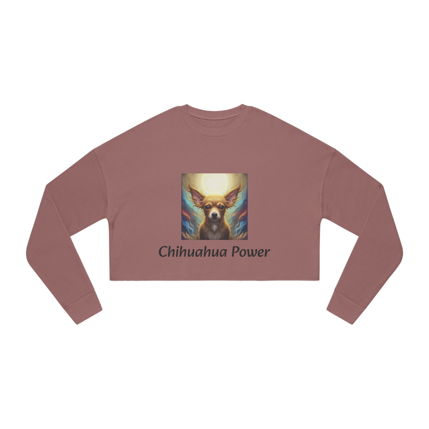 Chihuahua Power Women's Cropped Sweatshirt