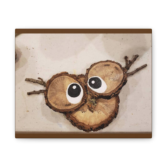 Original Art by Sheri Booth 'Lil Whoot' - Canvas Print